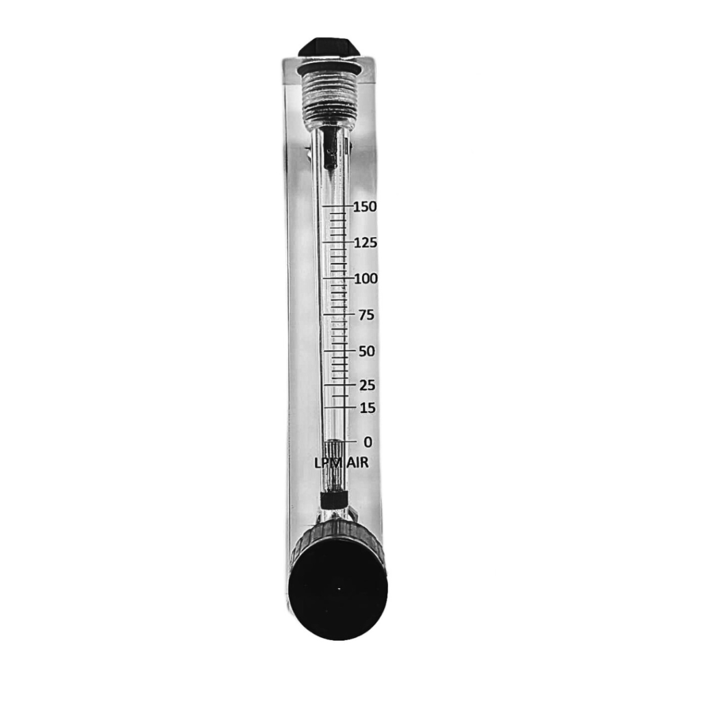 Acrylic Tube Rotameter For Air Flow Meter Range 0 To 150 LPM