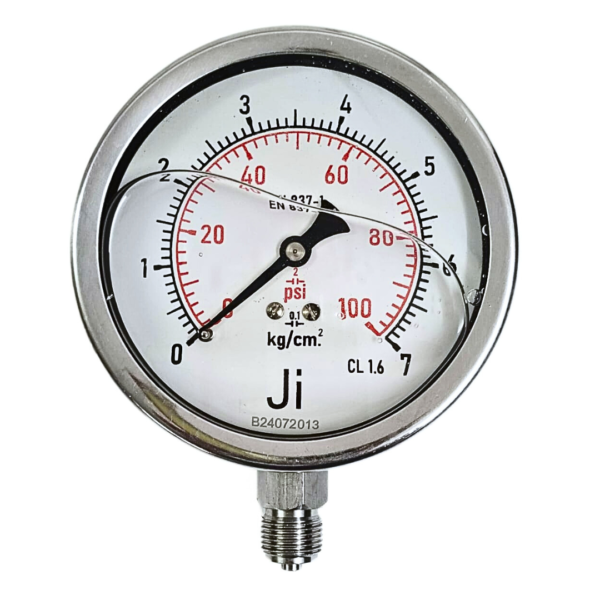 Economical Pressure Gauge Glycerin Filled - JI-EPG-1001