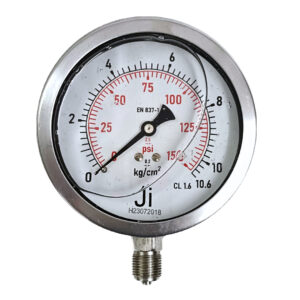 Economical Pressure Gauge Glycerin Filled - JI-GF-SSHD-DB-4-10