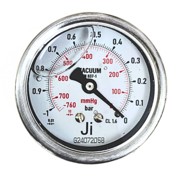 Economical Vacuum Gauge Glycerin Filled - JI-PG-112