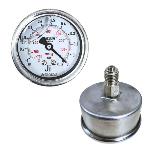 Economical Vacuum Gauge Glycerin Filled - JI-PG-112