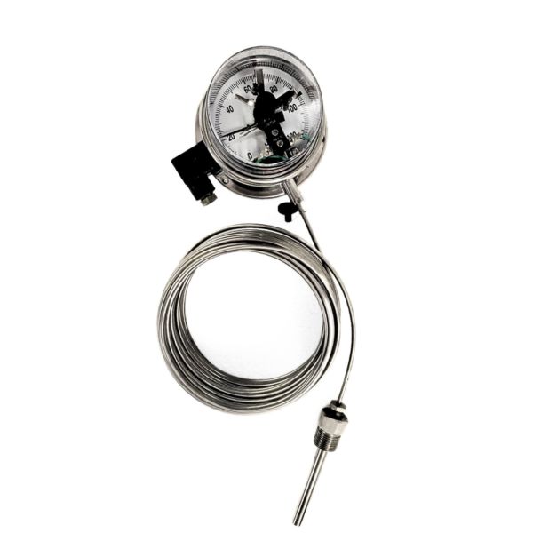 Electrical Contact Mercury Filled Temperature Gauge - JI-BMT-1029